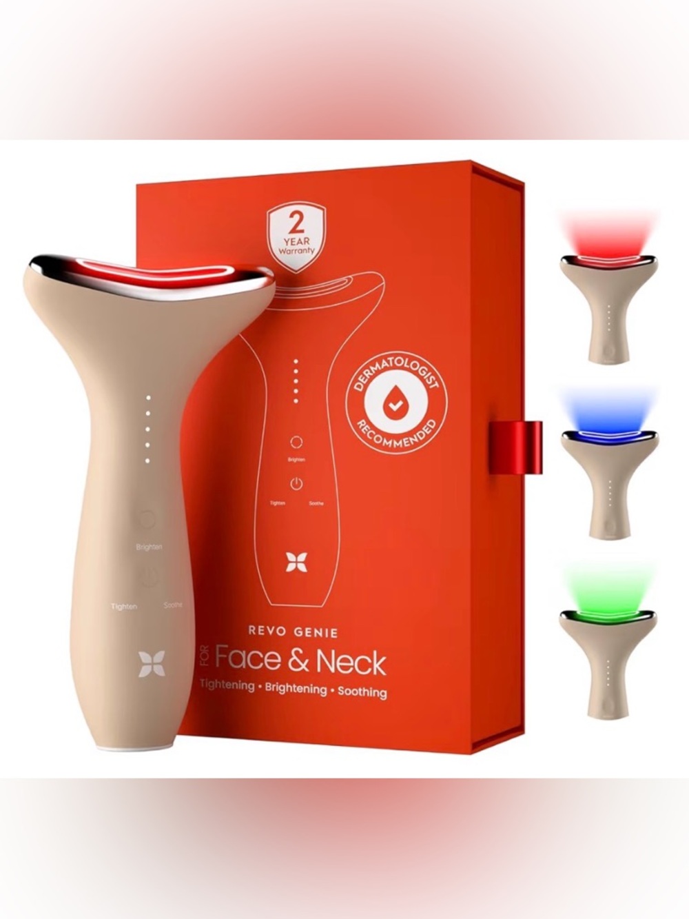 ✨🧞‍♀️ NWT REVO GENIE 3-IN-1 FACE & NECK MASSAGER 🧞‍♀️✨